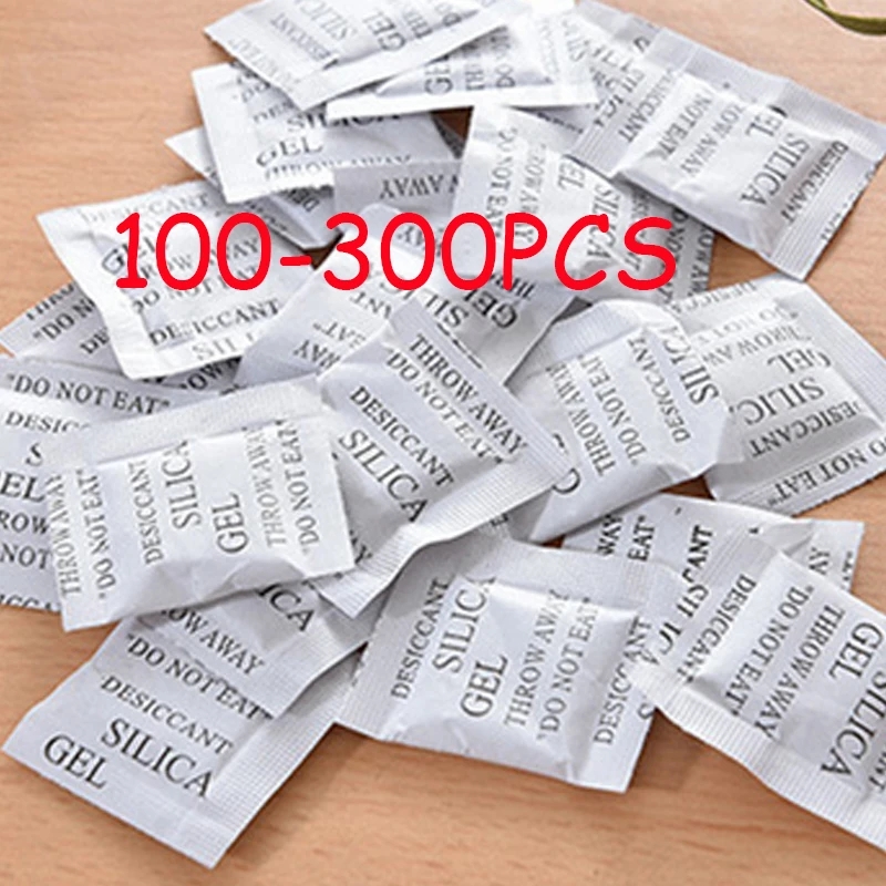 Food Storage Kitchen Cabinet - 100-300PCS แพ็คปลอดสารพิษซิลิกาเจลสารดูดความชื้นชื้นความชื้นเครื่องลดความชื้นสําหรับห้องเสื้อผ้าเก็บอาหารเครื่องมือห้องครัว