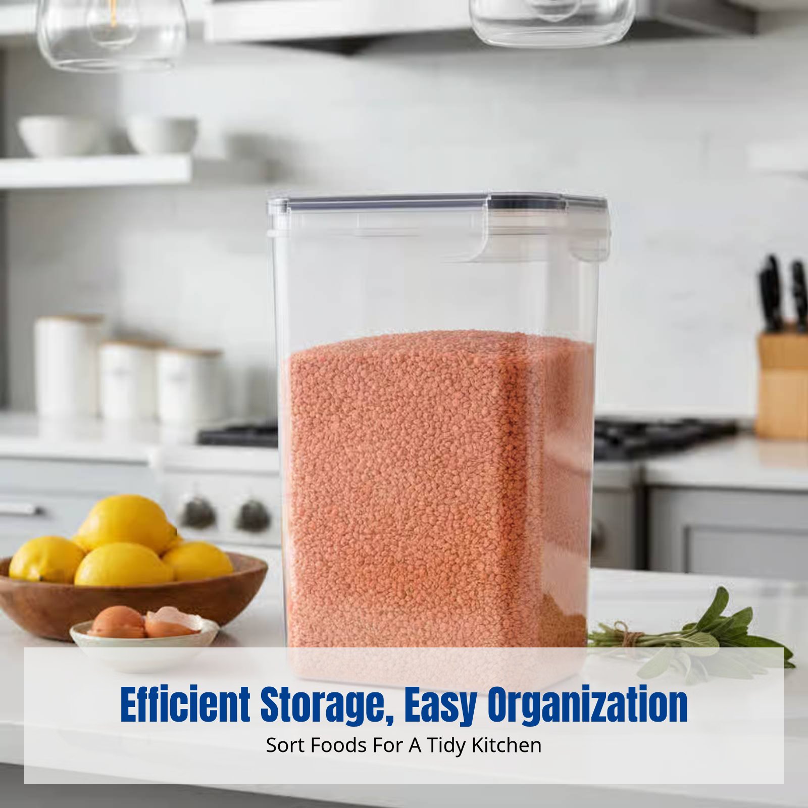 Food Storage For Refrigerator - ชุดภาชนะเก็บอาหารสุญญากาศ ความจุขนาดใหญ่ โปร่งใส วางซ้อนกันได้ สำหรับตู้เย็น จัดระเบียบห้องครัว