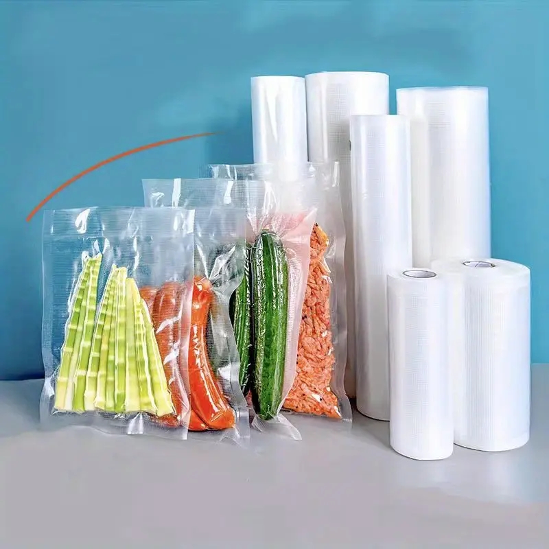 Food Storage Vacuum Sealer Machine - ถุงสูญญากาศสำหรับเครื่องซีลสูญญากาศ 1 ชิ้น สำหรับเก็บอาหารให้สดใหม่ ช่วยถนอมอาหาร สำหรับเครื่องแพ็คสูญญากาศ