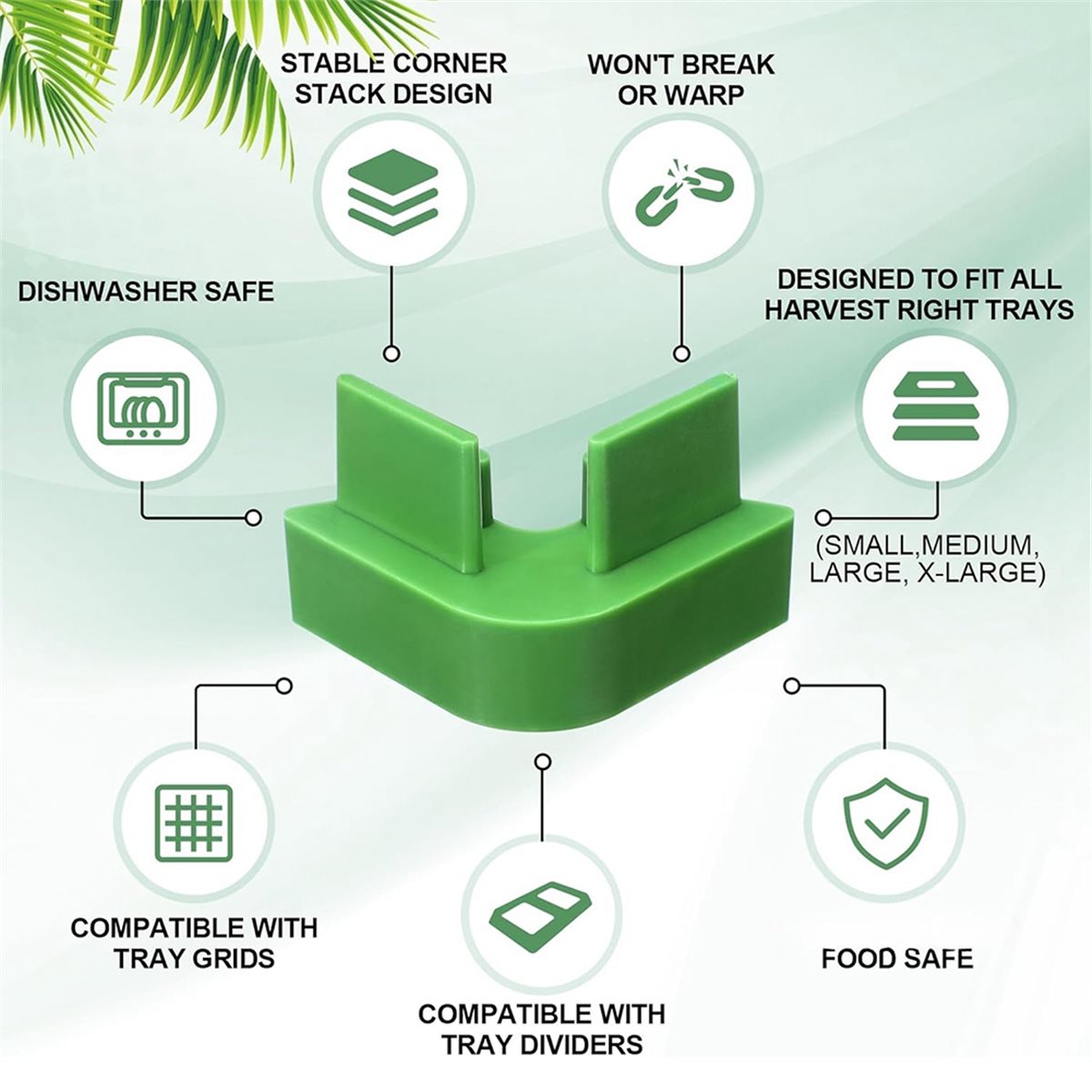 Food Storage Freeze Dried - A78I ชุดถาดวางซ้อน 16 ชิ้นสำหรับเครื่องอบแห้งแบบแช่แข็ง - เพิ่มประสิทธิภาพการจัดเก็บและความมั่นคงของอาหารแช่แข็ง