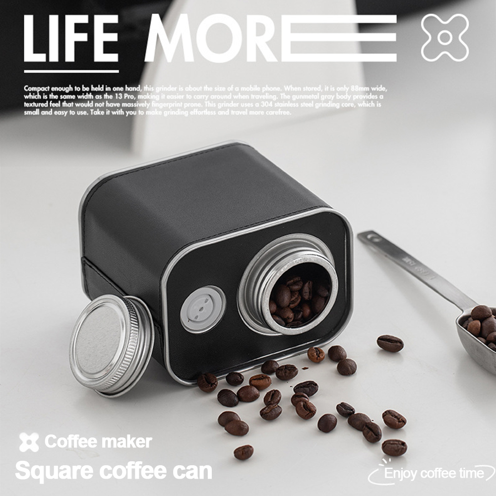 Food Storage Organizer - เมล็ดกาแฟสุญญากาศกระป๋องกลางแจ้งตั้งแคมป์ดีบุกกล่องเกรดอาหารบรรจุภัณฑ์การจัดเก็บสดหายใจกระป๋องเหล็ก