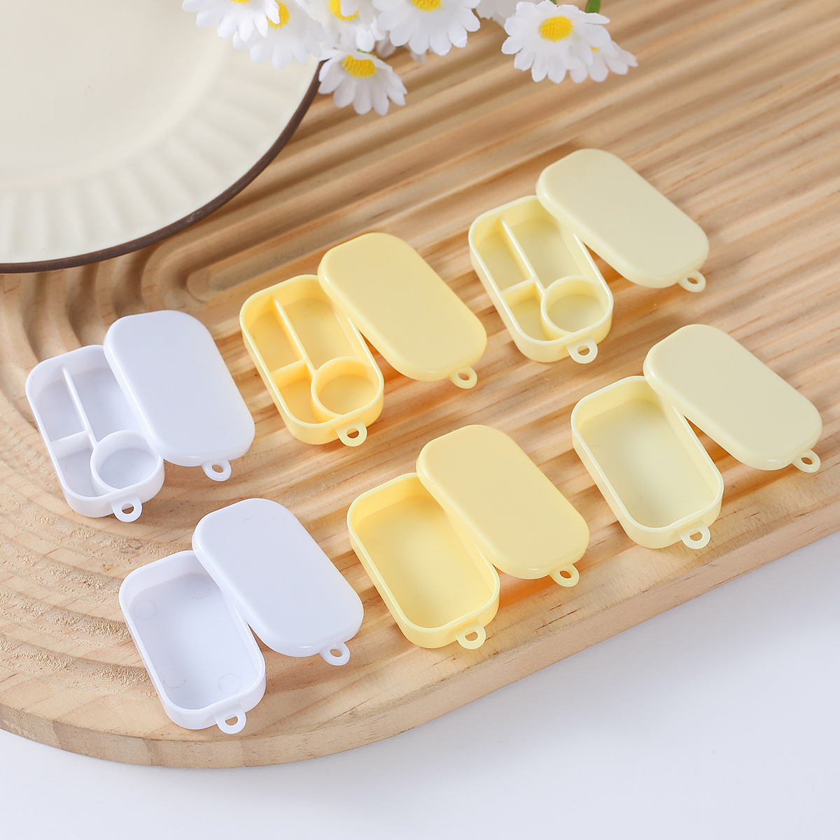 Food Storage Baby - Mini Miniature กล่องเก็บอาหารซิลิโคนสีทึบชุดอาหารเด็กจานอาหารค่ําเด็กวัยหัดเดินกล่องอาหารกลางวันของเล่น 10 ชิ้น/ล็อต