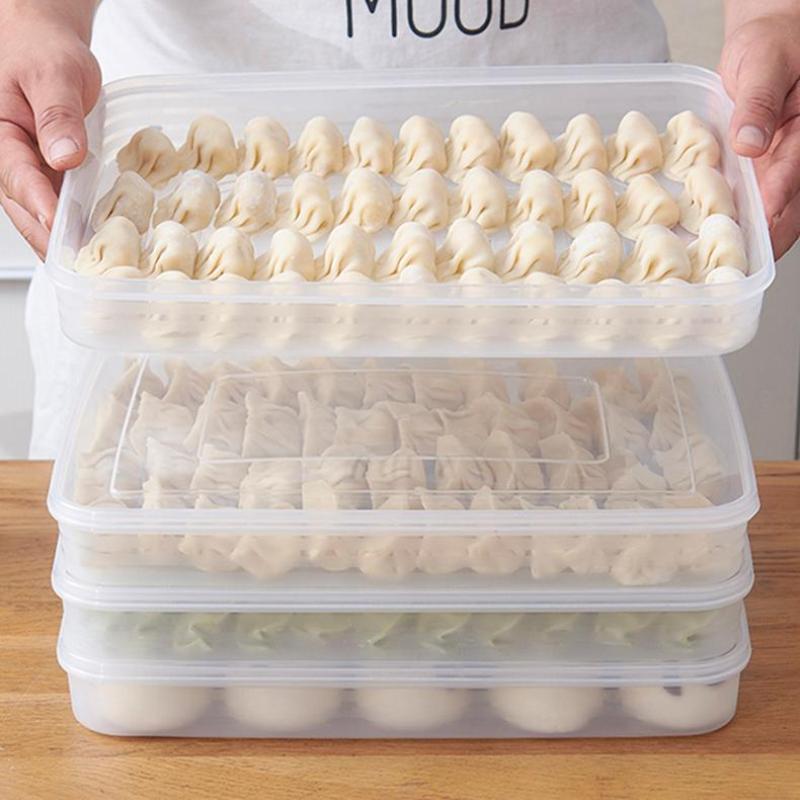 Food Storage Design - กล่องเก็บของในครัวแบบใหม่ กล่องจัดระเบียบตู้เย็น ภาชนะใสสำหรับเก็บอาหาร ถาดสำหรับเก็บเกี๊ยว ผลไม้ ผัก