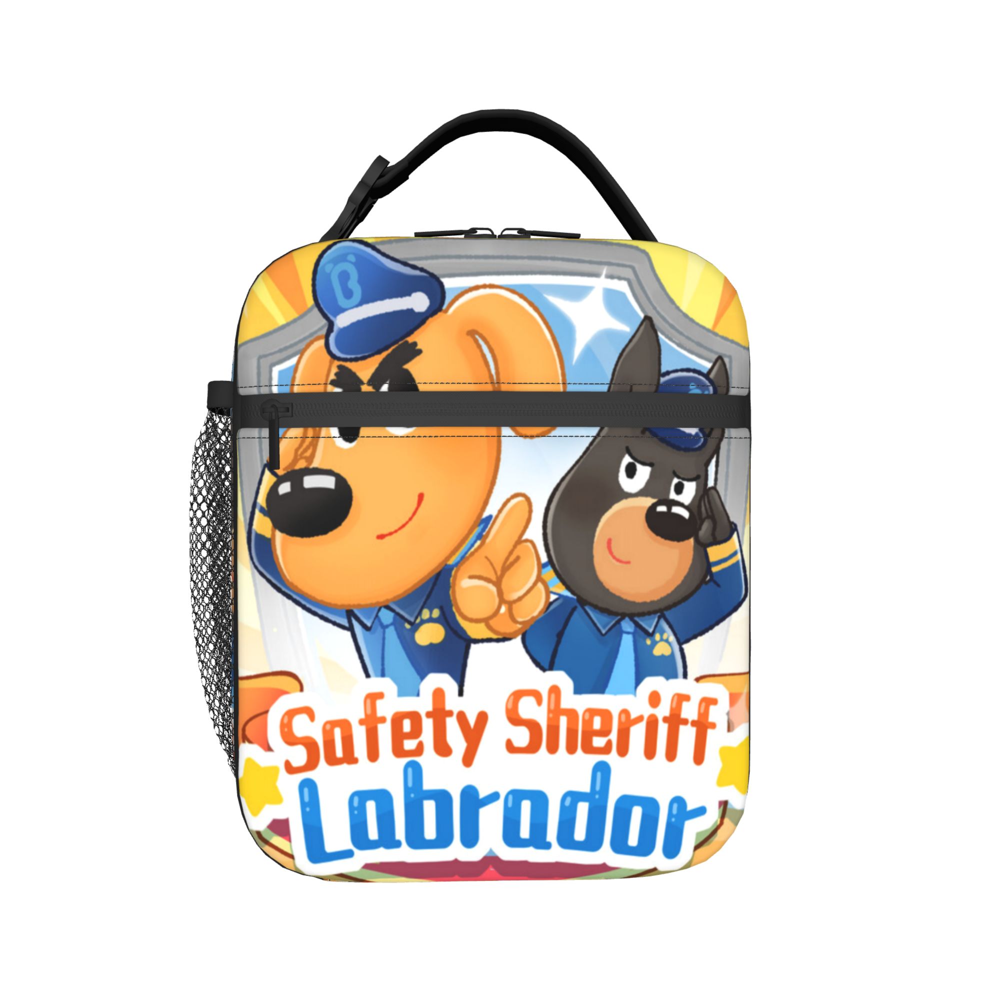 Food Storage And Safety - เซฟตี้เชอร์ริฟ ลาบราดอร์กระเป๋าใส่อาหารกลางวันแบบหุ้มฉนวนสำหรับผู้ชายผู้หญิงกล่องเก็บอาหารกล่องเก็บความร้อนแบบกันรั่วซึมกล่องเบนโตะสำหรับ