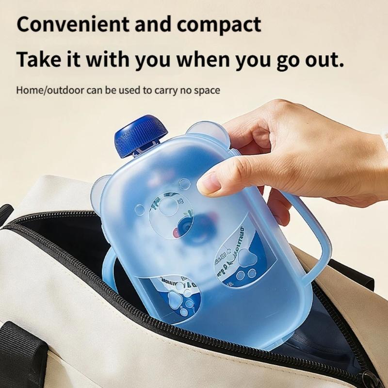Portion Control Container - กล่องใส่น้ำซุปข้นผลไม้สำหรับทารกที่สะดวกและทำความสะอาดง่ายพร้อมคุณสมบัติป้องกันการรั่วไหลสำหรับมื้ออาหารที่ปราศจากความเครียด