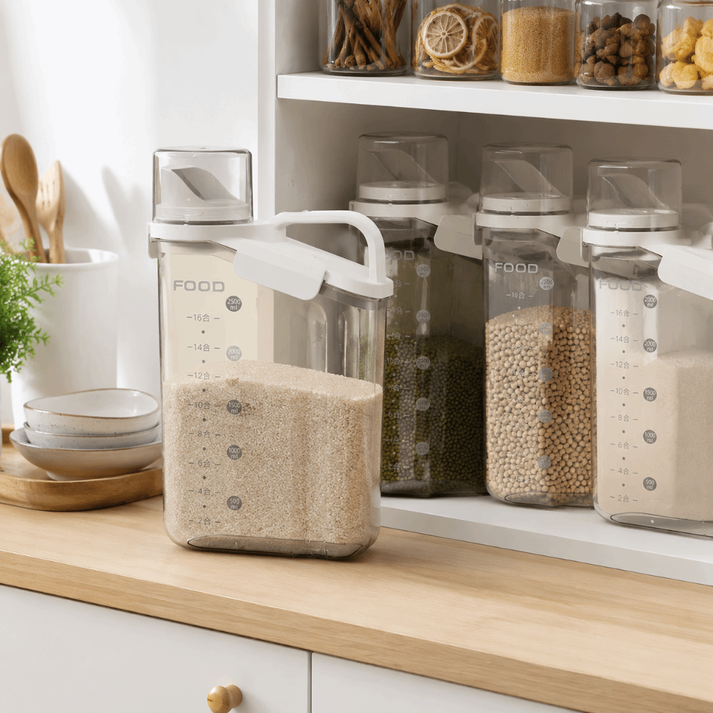 Food Storage Freeze Dried - ถังเก็บอาหารสัตว์เลี้ยงกันความชื้น ภาชนะเก็บอาหารแช่แข็งแบบปิดผนึก วัสดุ PP โปร่งใส กระปุกเก็บขนม