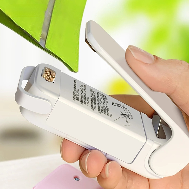 Food Storage Vacuum Sealer Machine - เครื่องซีลถุงพลาสติกแบบมือถือขนาดเล็ก, เครื่องซีลถุงขนมแบบรวดเร็ว, เครื่องปิดผนึกกันความชื้นสำหรับเก็บอาหาร ใช้ในครัวเรือน