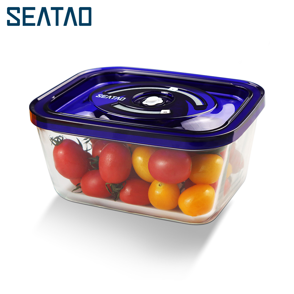 Food Storage Glass Containers - SEATAO คอนเทนเนอร์อาหาร Preserve หมักสูญญากาศซีล Airtight พร้อมฝาปิดภาชนะบรรจุอาหาร