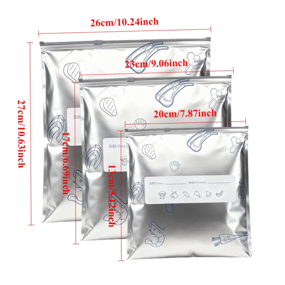 ถุงเก็บอาหารอลูมิเนียมฟอยล์ 66 - Food Storage Aluminum บทวิจารณ์และราคา