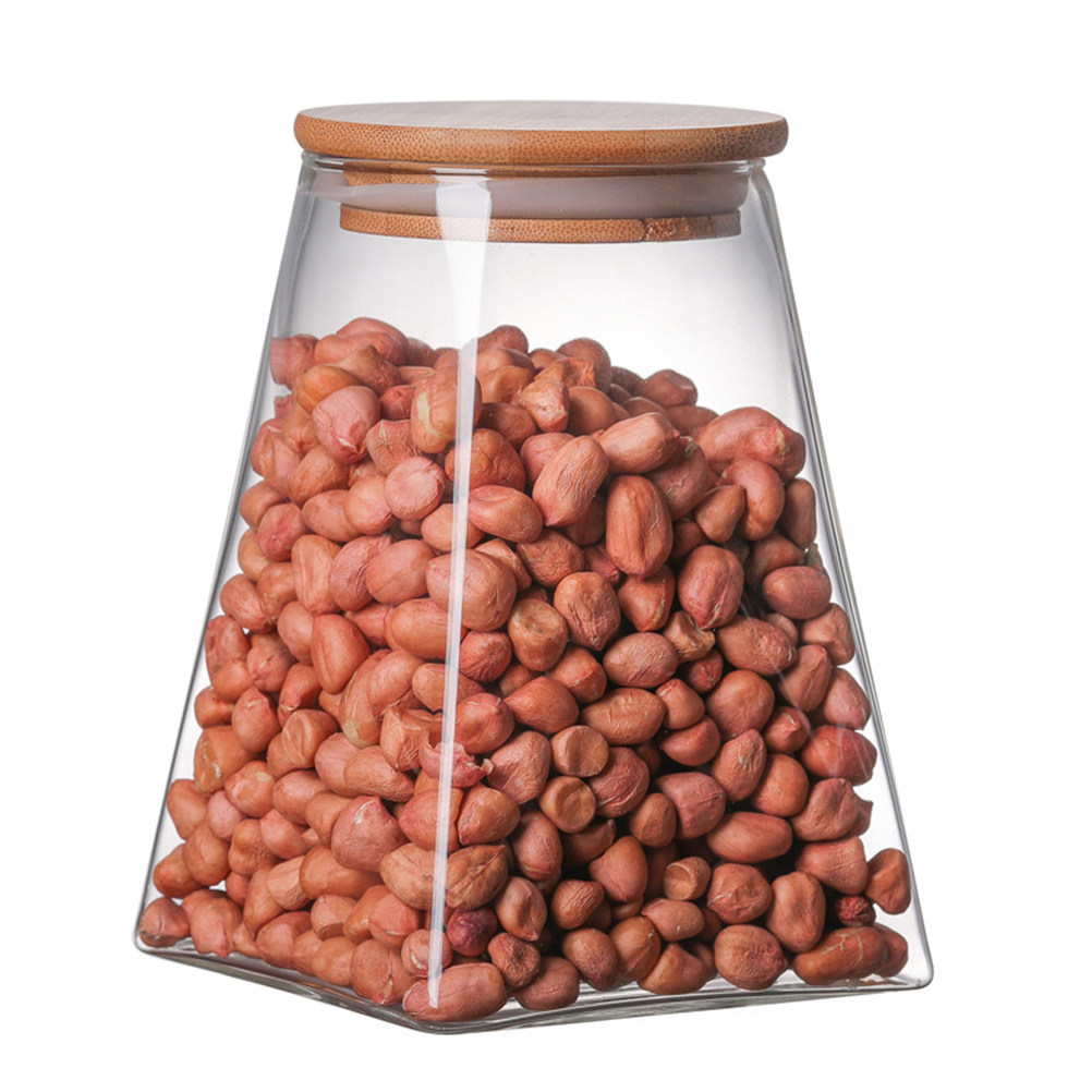 โถเก็บอาหารแบบสุญญากาศ ฝาไม้ ภ - Food Storage Jars With Wooden Lids บทวิจารณ์และราคา