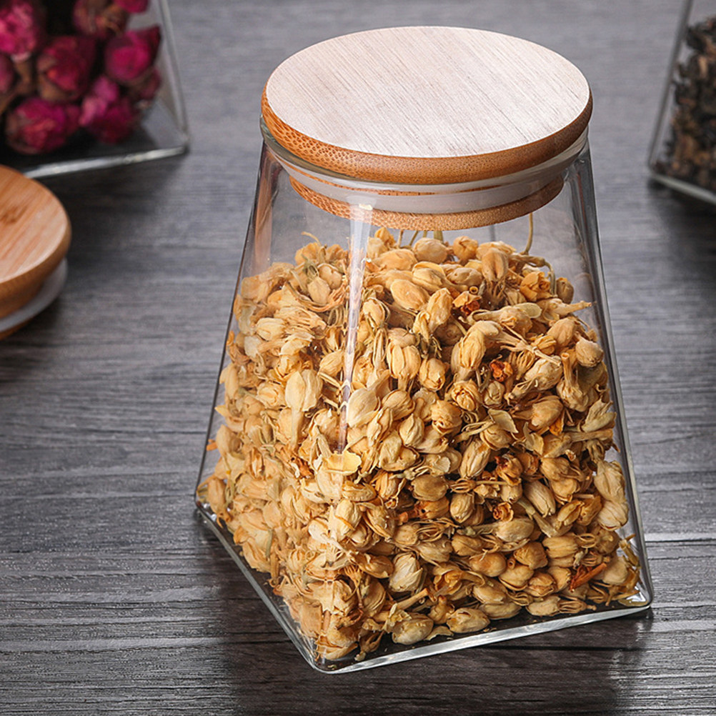 โถเก็บอาหารแบบสุญญากาศ ฝาไม้ ภ - Food Storage Jars With Wooden Lids บทวิจารณ์และราคา
