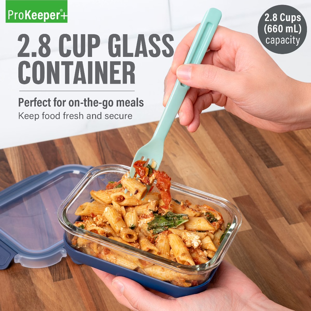 ภาชนะเก็บอาหารแก้วขนาด 2.8 คัพ - Food Storage Glass Containers บทวิจารณ์และราคา