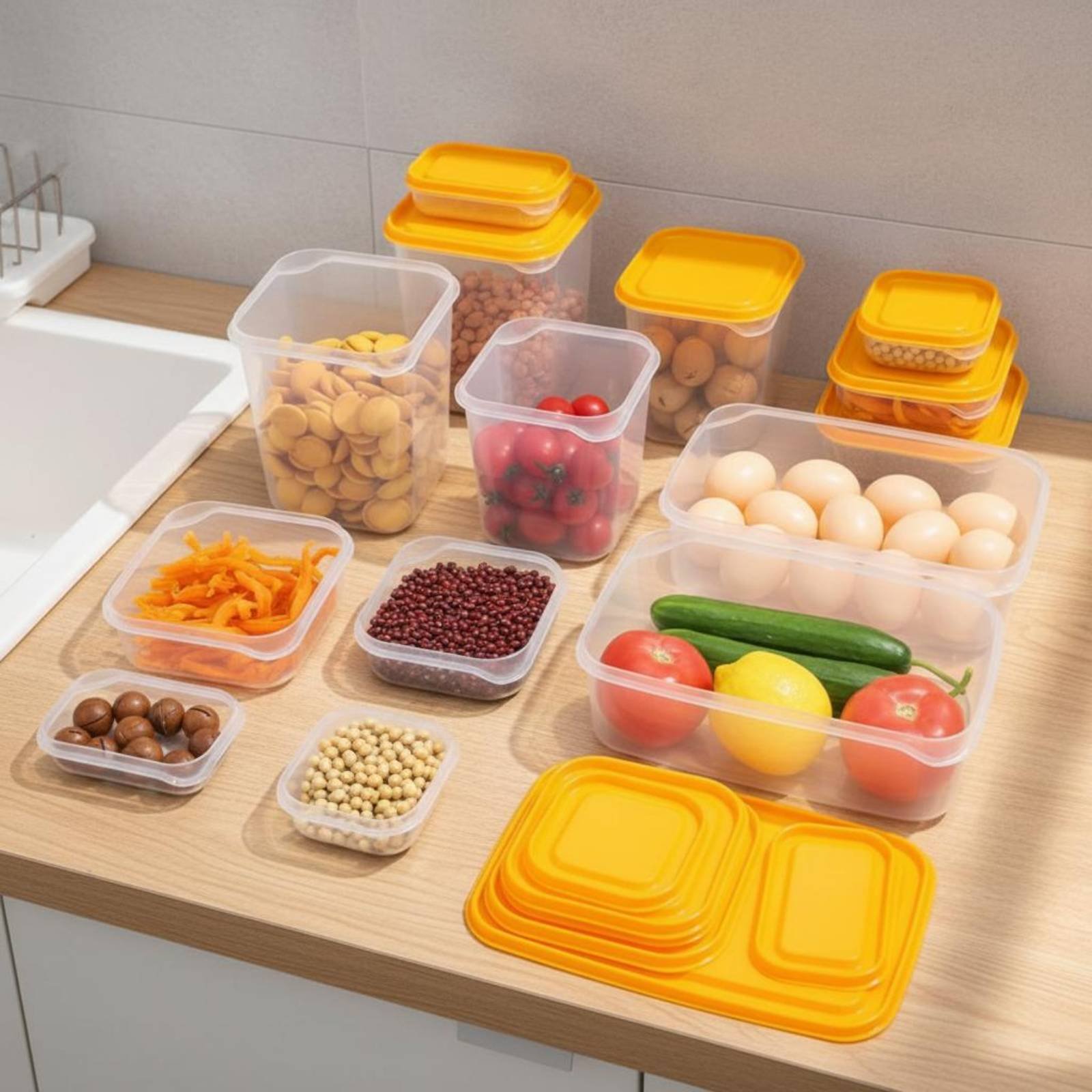 ชุดกล่องเก็บอาหารในตู้เย็น 17  - Food Storage For Refrigerator บทวิจารณ์และราคา