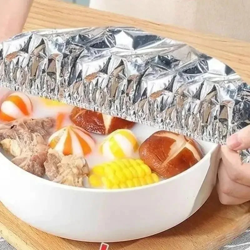 ฟอยล์ฟิล์ม ฝาครอบอาหารแบบใช้แล - Food Storage Aluminum บทวิจารณ์และราคา