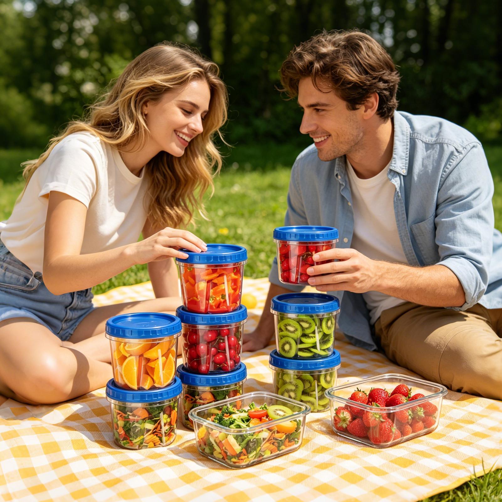 ภาชนะแช่แข็งสำหรับเก็บอาหาร 6  - Food Storage For Refrigerator บทวิจารณ์และราคา