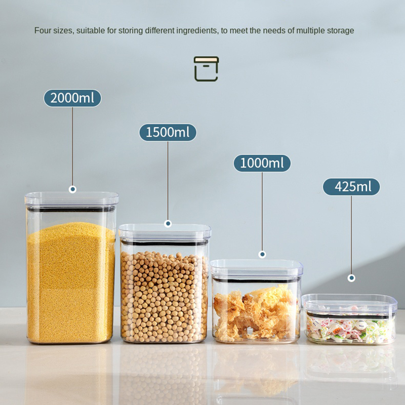 กล่องเก็บของในครัวแบบปิดผนึก ส - Food Storage Kitchen Cabinet บทวิจารณ์และราคา