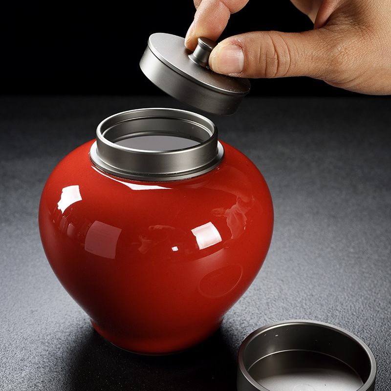 กระปุกเก็บชาสองชั้นทำจากอลูมิเ - Food Storage Aluminum บทวิจารณ์และราคา