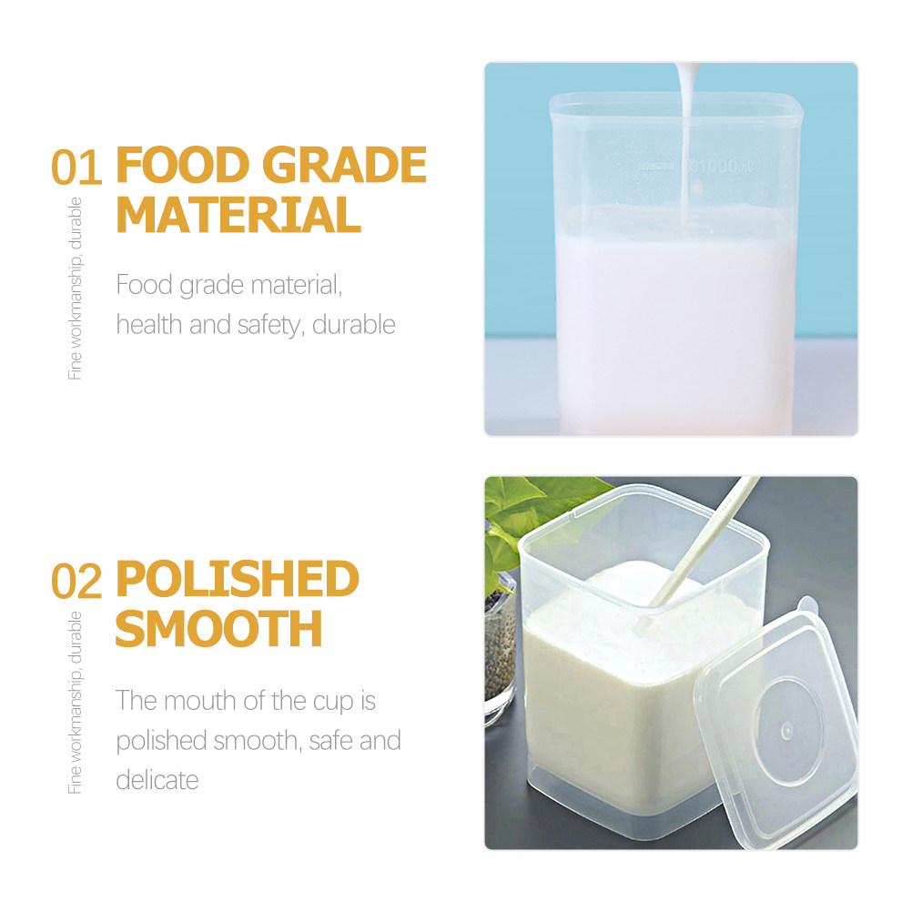 ชุดภาชนะหมักโยเกิร์ตแบบพกพา กล - Food Storage For Refrigerator บทวิจารณ์และราคา