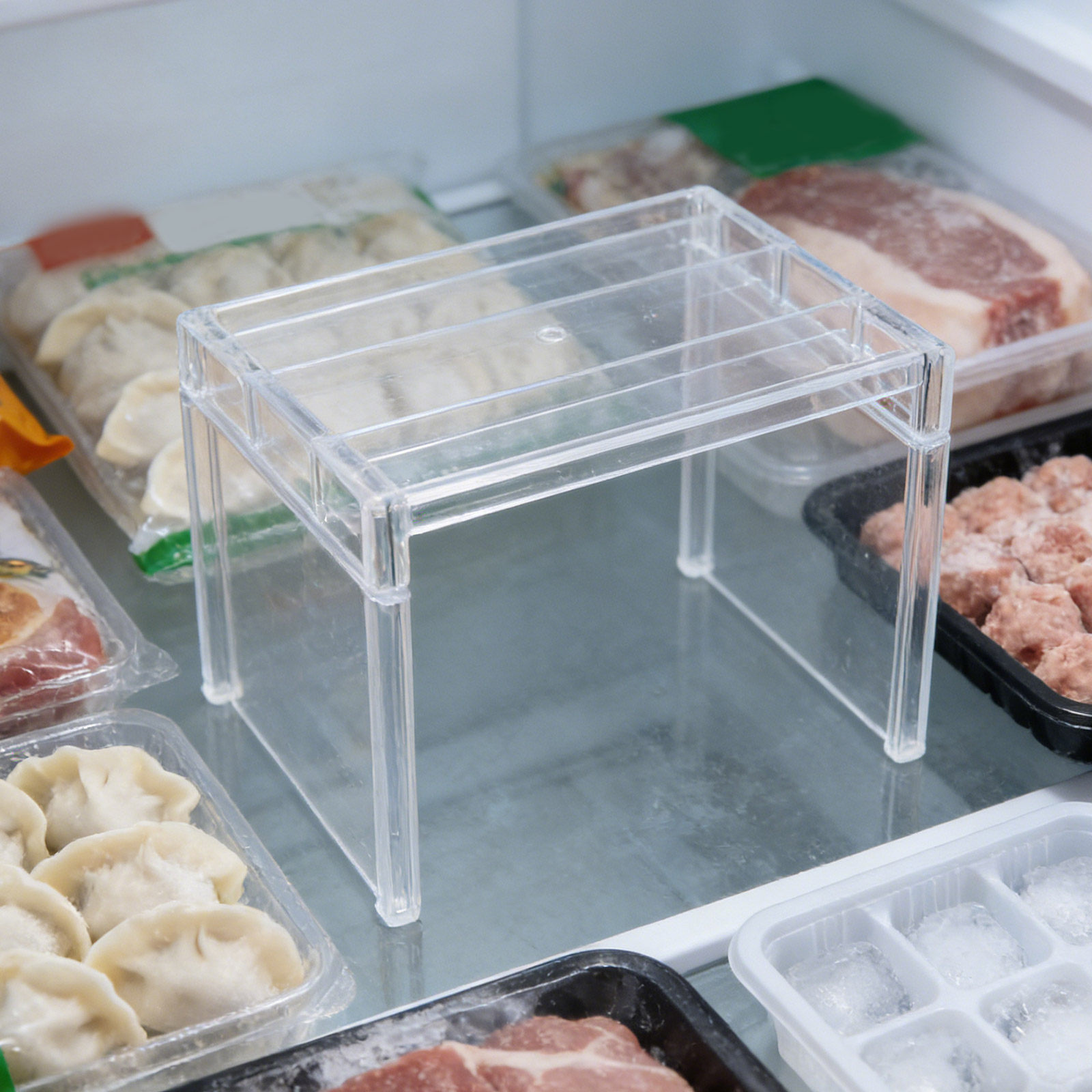 ชั้นวางของในตู้เย็นแบบใส 2 ชิ้ - Food Storage Kitchen Cabinet บทวิจารณ์และราคา