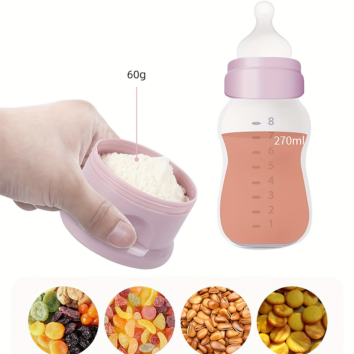 ภาชนะใส่นมผงเด็กความจุขนาดใหญ่ - Food Storage Stackable Containers บทวิจารณ์และราคา