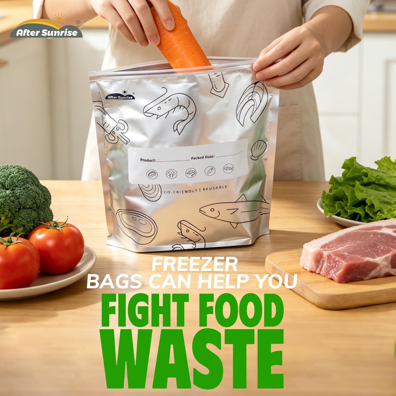 【อาหารแช่เย็น】ถุงเก็บอาหารแบบป - Food Storage Aluminum บทวิจารณ์และราคา