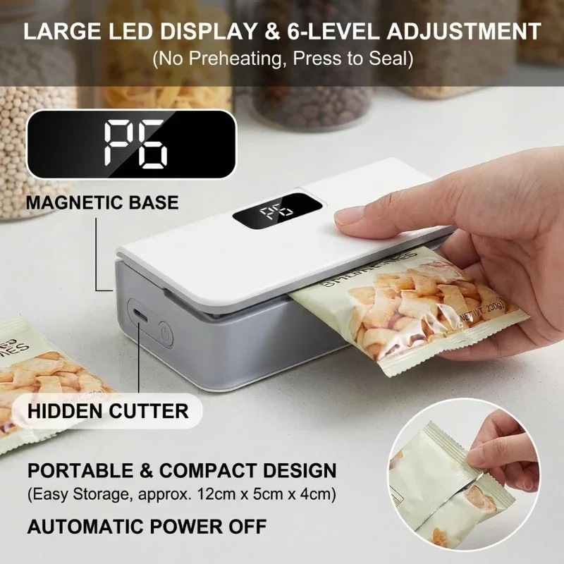 เครื่องซีลถุงพลาสติกขนาดเล็กแบ - Food Storage Vacuum Sealer Machine บทวิจารณ์และราคา