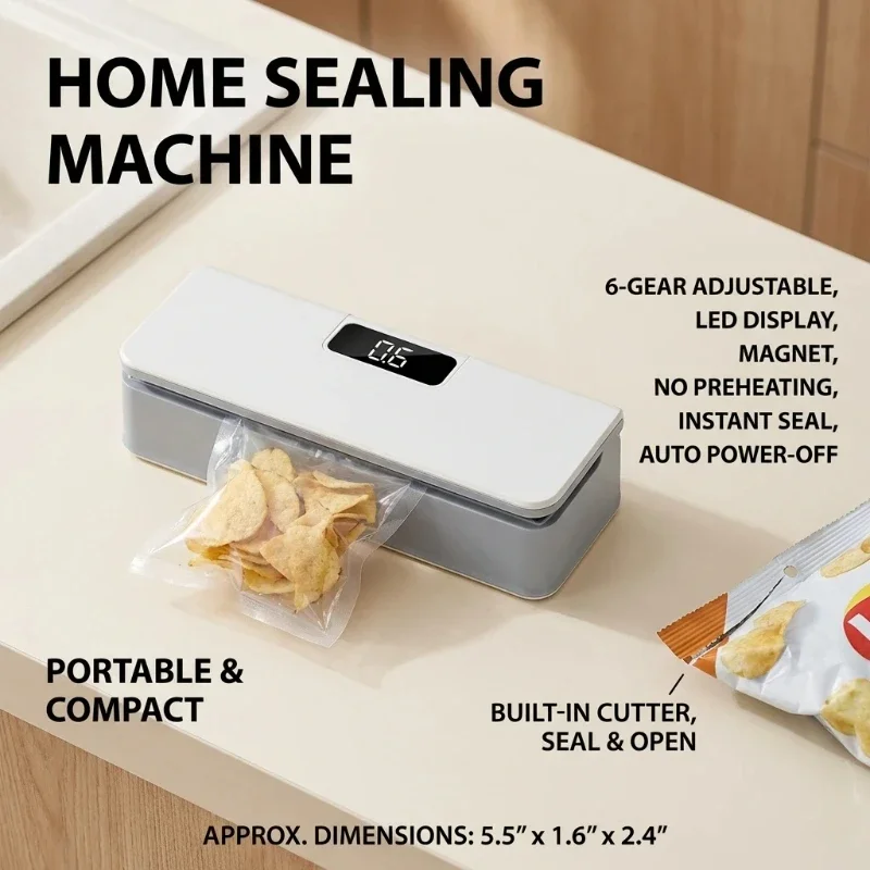เครื่องซีลถุงพลาสติกขนาดเล็กแบ - Food Storage Vacuum Sealer Machine บทวิจารณ์และราคา