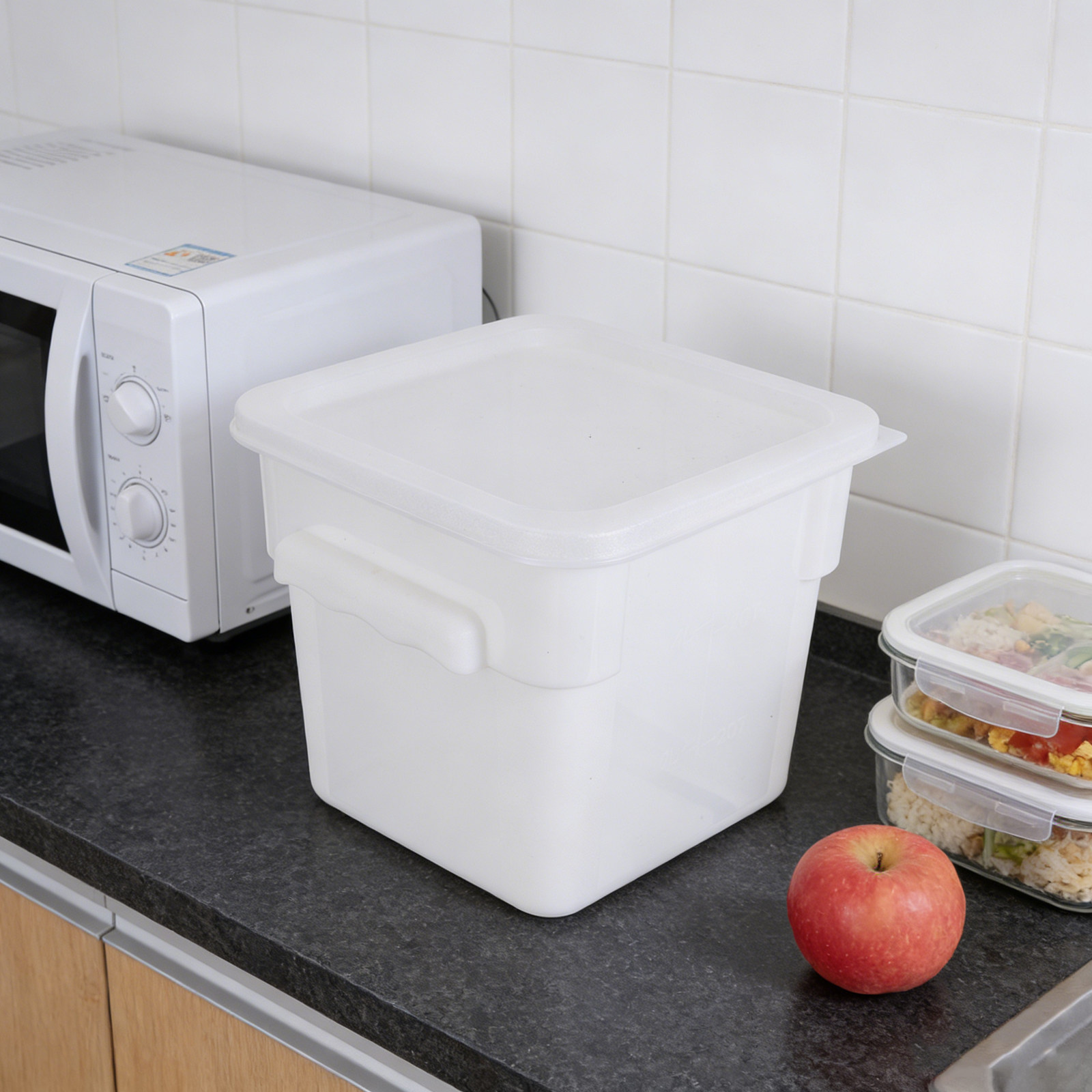 ฝาปิดถังเก็บอาหาร ถังพลาสติกสี - Food Storage Stackable Containers บทวิจารณ์และราคา