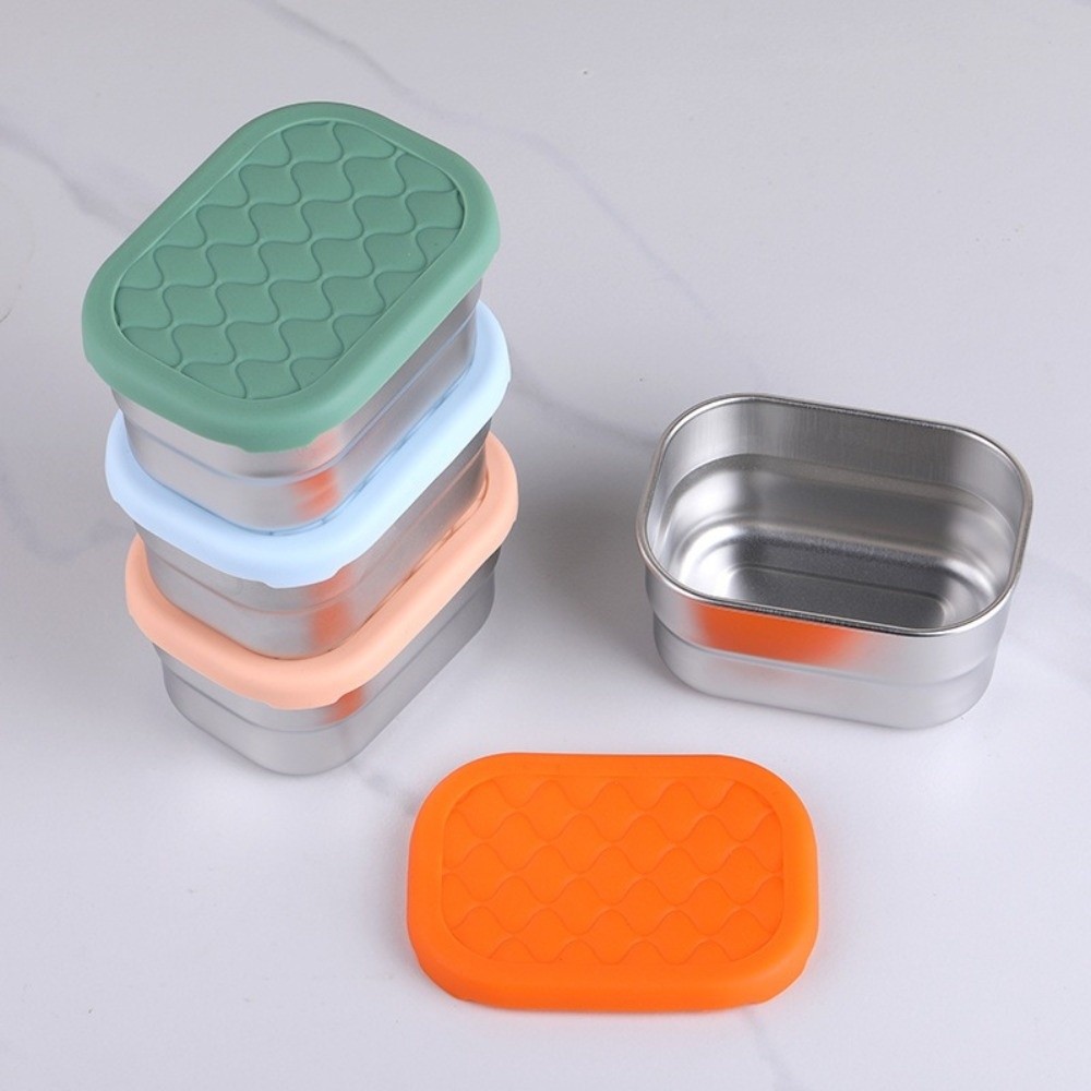 ใหม่ภาชนะบรรจุอาหารสแตนเลสซ้อน - Food Storage Stackable Containers บทวิจารณ์และราคา