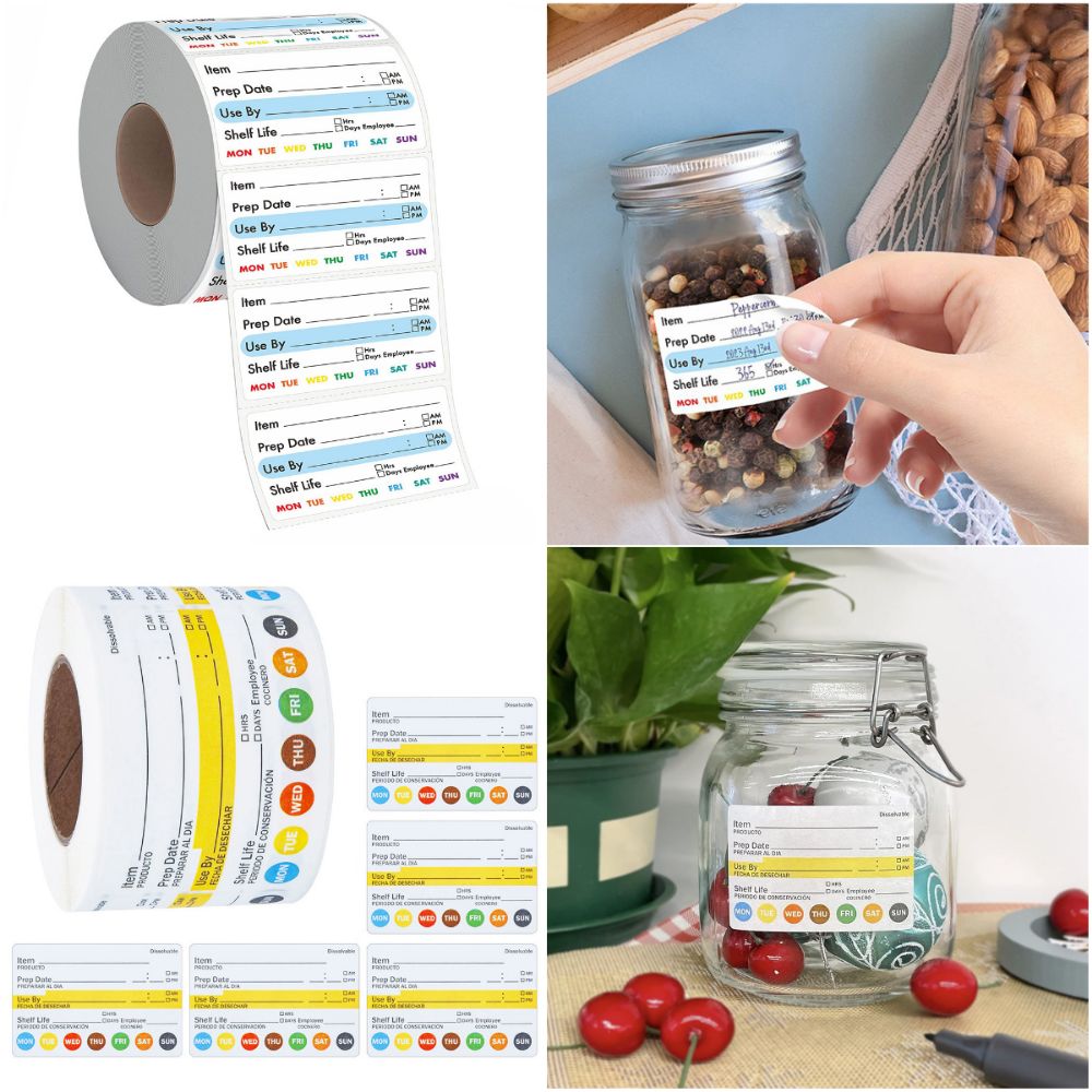 250/300PCS ป้ายอายุการเก็บรักษ - Food Storage And Safety บทวิจารณ์และราคา