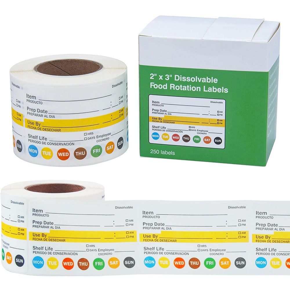 250/300PCS ป้ายอายุการเก็บรักษ - Food Storage And Safety บทวิจารณ์และราคา
