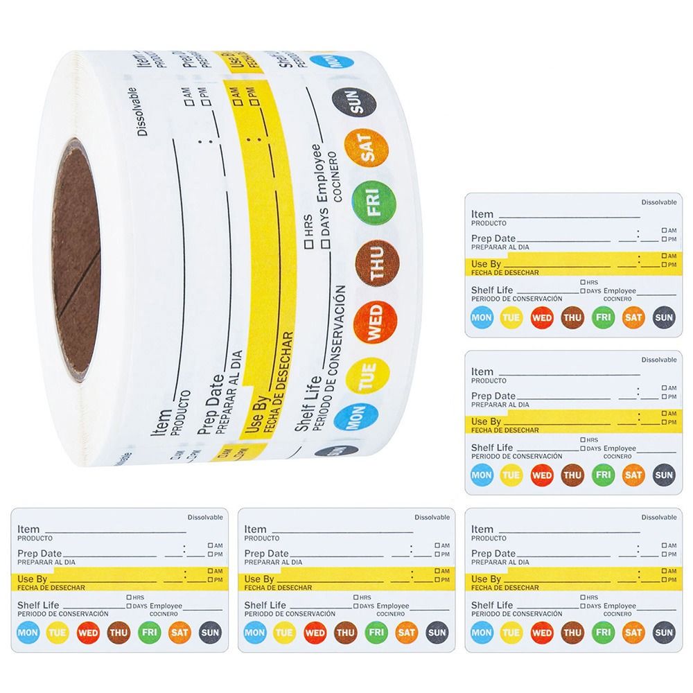 250/300PCS ป้ายอายุการเก็บรักษ - Food Storage And Safety บทวิจารณ์และราคา