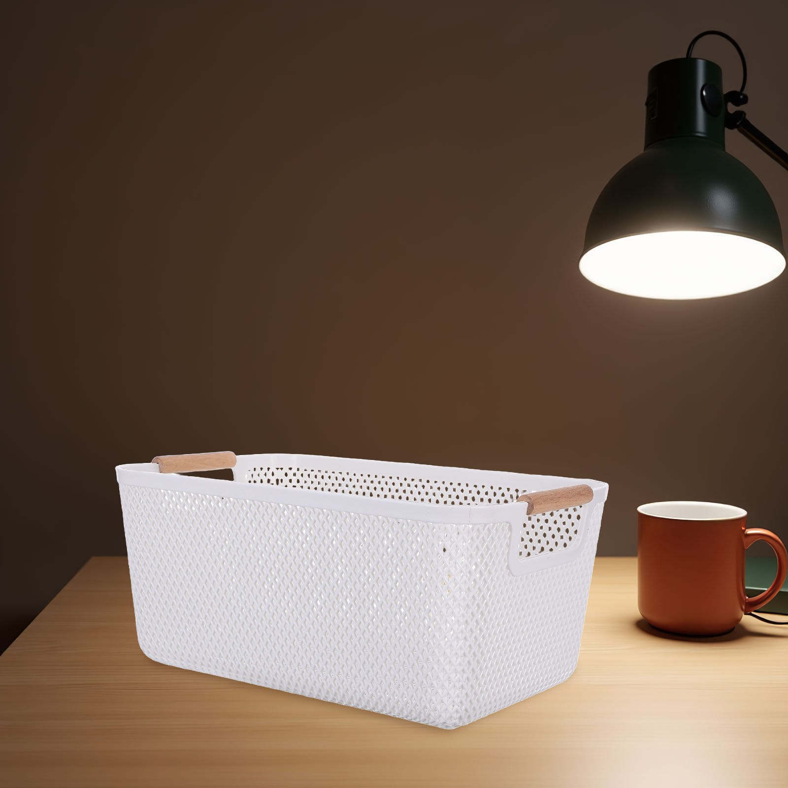 ตะกร้าเก็บของพลาสติกแบบตาข่ายพ - Food Storage Kitchen Cabinet บทวิจารณ์และราคา