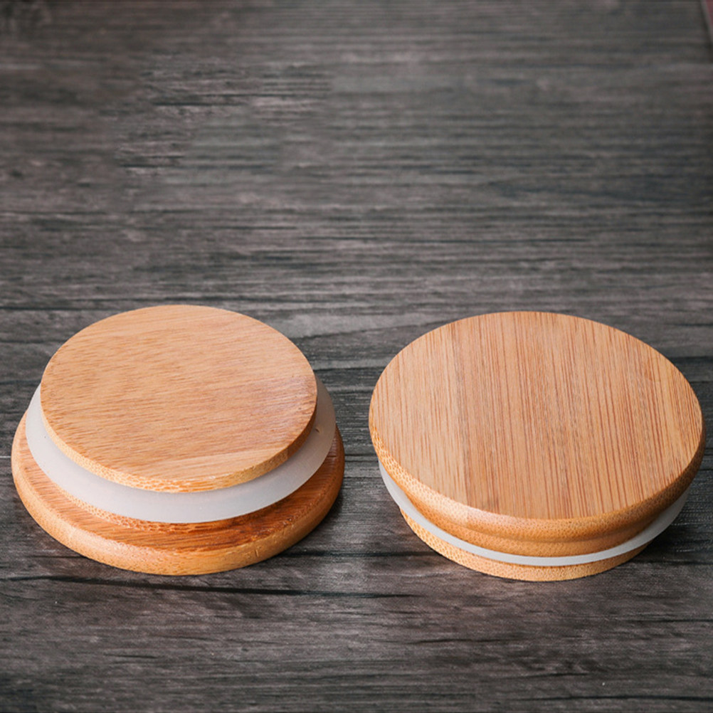 ถังเก็บเมล็ดธัญพืชแก้ว 350 มล. - Food Storage Jars With Wooden Lids บทวิจารณ์และราคา