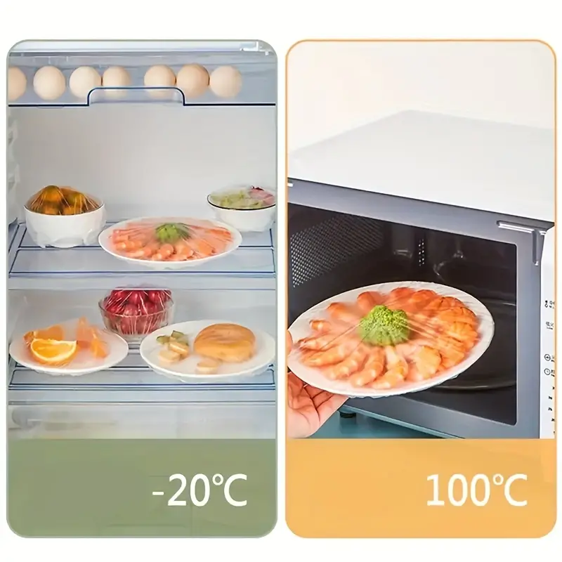 100 ชิ้น ฟิล์มห่ออาหารแบบใช้แล - Food Storage And Safety บทวิจารณ์และราคา