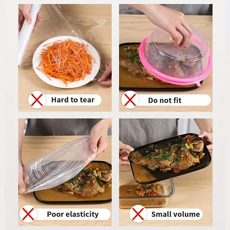 100 ชิ้น ฟิล์มห่ออาหารแบบใช้แล - Food Storage And Safety บทวิจารณ์และราคา