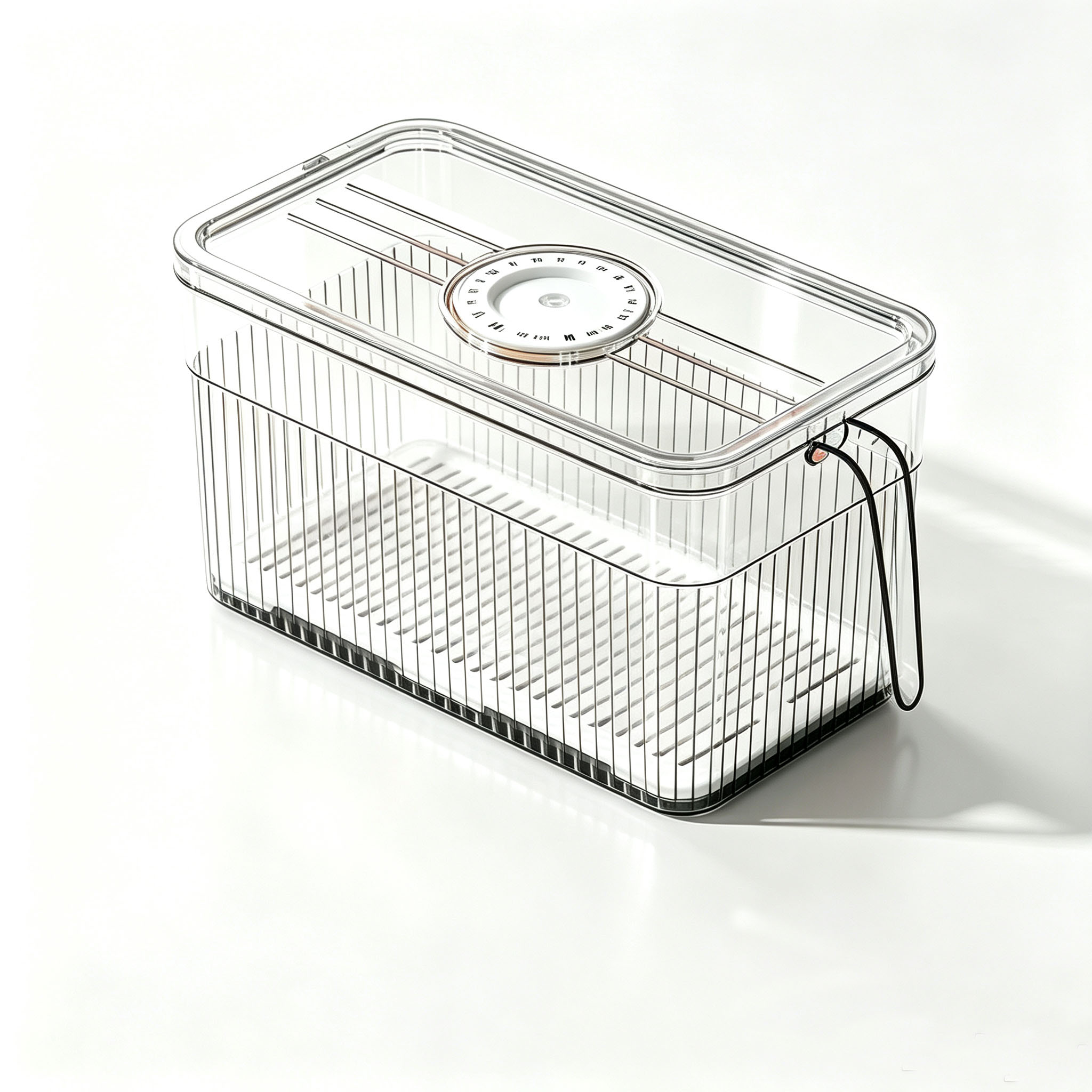 กล่องเก็บของในตู้เย็นพร้อมฝาปิ - Food Storage Stackable Containers บทวิจารณ์และราคา