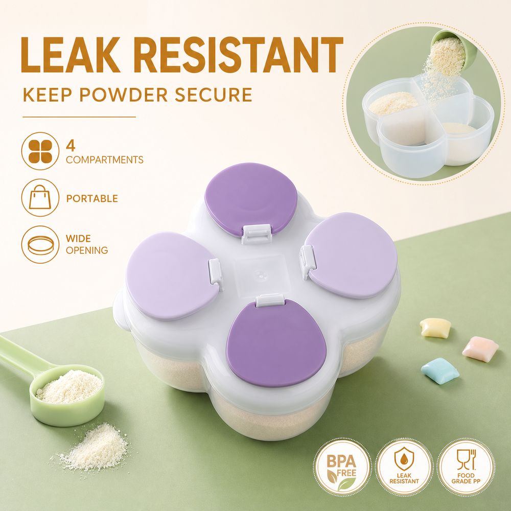 กล่องแบ่งส่วนสำหรับใส่ผงสูตรนม - Food Storage Baby บทวิจารณ์และราคา