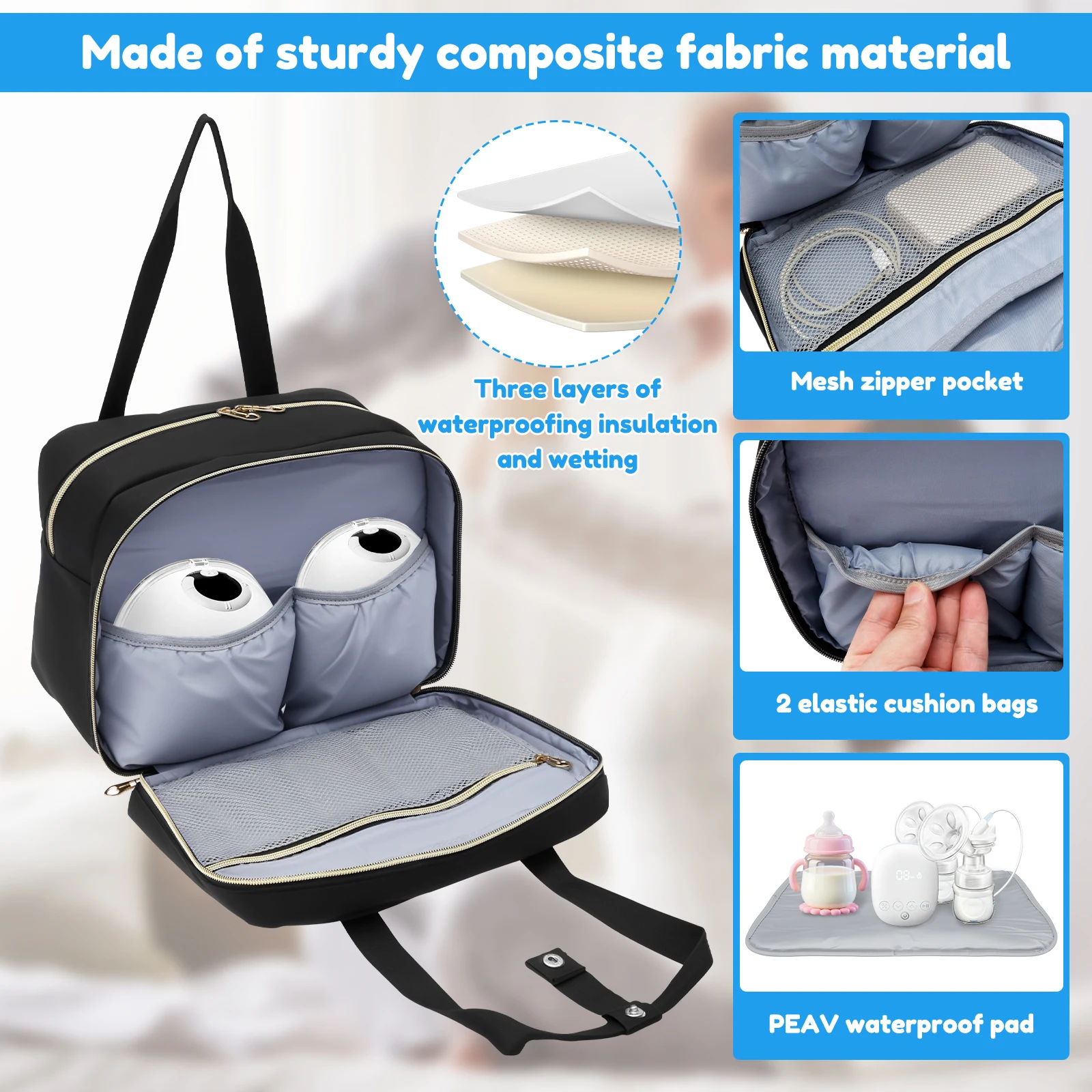 กระเป๋าเก็บน้ำนมแม่พร้อมแผ่นน้ - Food Storage Baby บทวิจารณ์และราคา