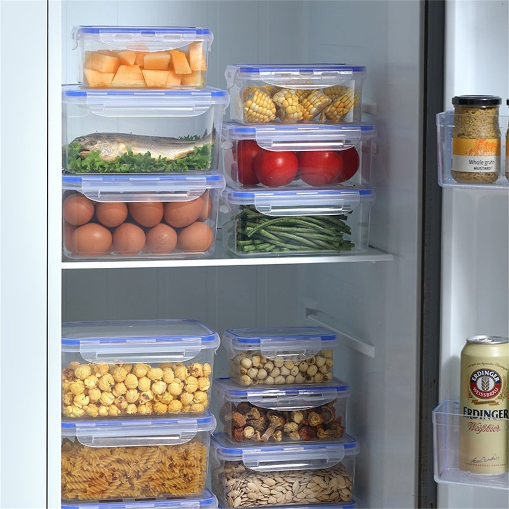 กล่องเก็บอาหารใส 1/4 แพ็ค กล่อ - Food Storage Stackable Containers บทวิจารณ์และราคา