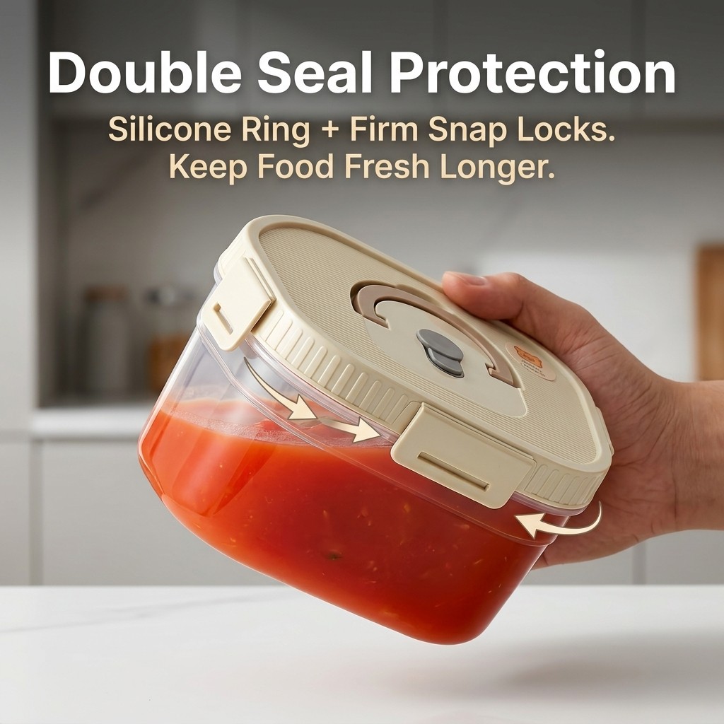 กล่องเก็บอาหารแบบซ้อนได้พร้อมห - Food Storage Stackable Containers บทวิจารณ์และราคา