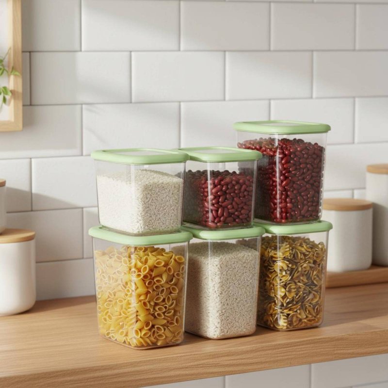 ชุดกล่องถนอมอาหารสุญญากาศ 6 ชิ - Food Storage Design บทวิจารณ์และราคา