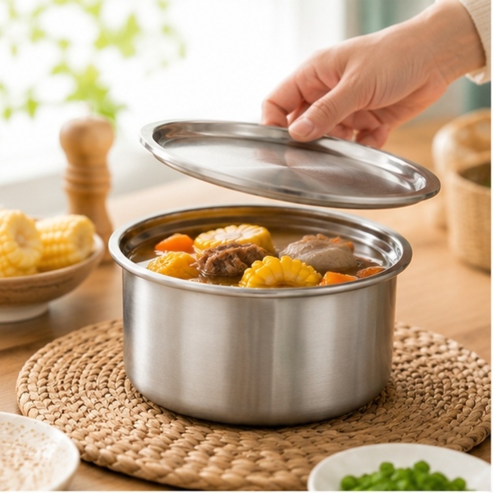 ถ้วยสแตนเลส 304 พร้อมฝาปิด สำห - Food Storage Heat บทวิจารณ์และราคา