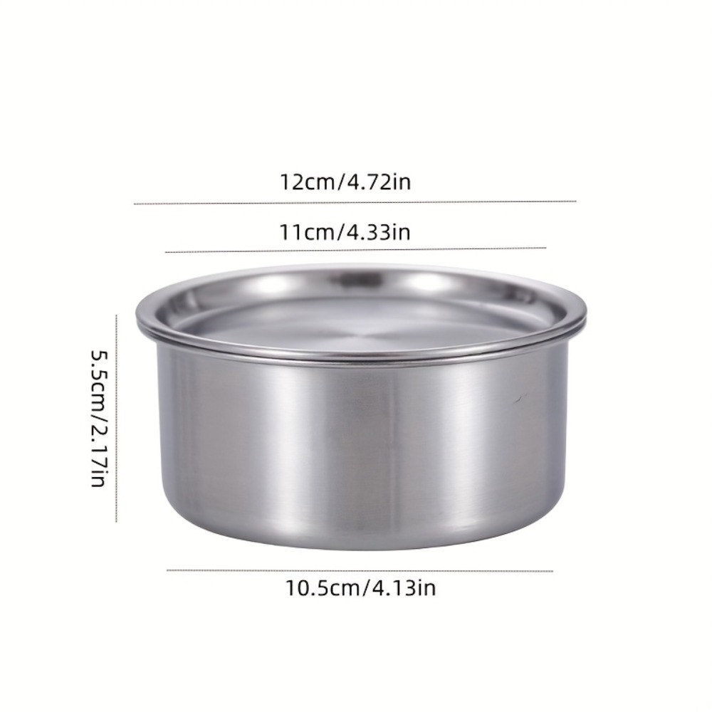 ถ้วยสแตนเลส 304 พร้อมฝาปิด สำห - Food Storage Heat บทวิจารณ์และราคา