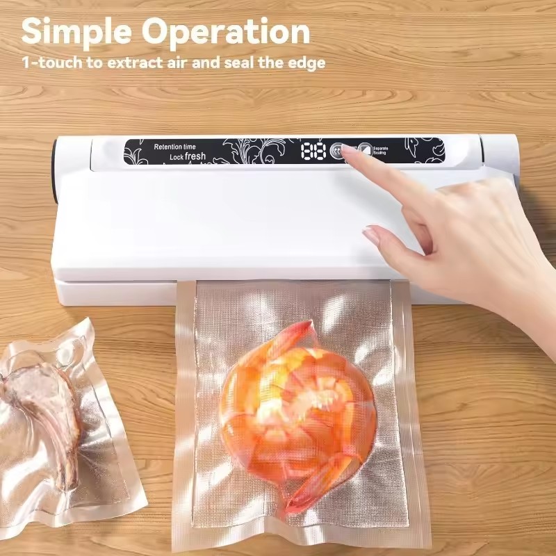 เครื่องซีลสูญญากาศสำหรับเก็บอา - Food Storage Vacuum Sealer Machine บทวิจารณ์และราคา