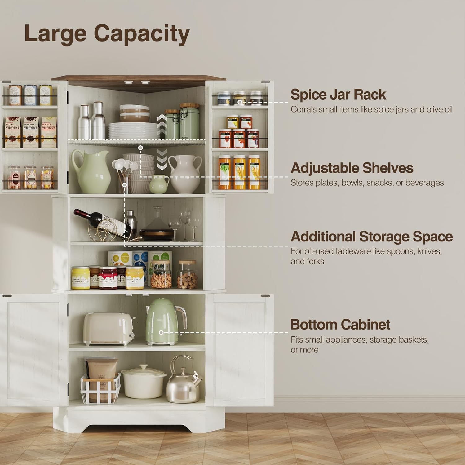 # ตู้เก็บของเข้ามุม, ตู้เก็บขอ - Food Storage Kitchen Cabinet บทวิจารณ์และราคา