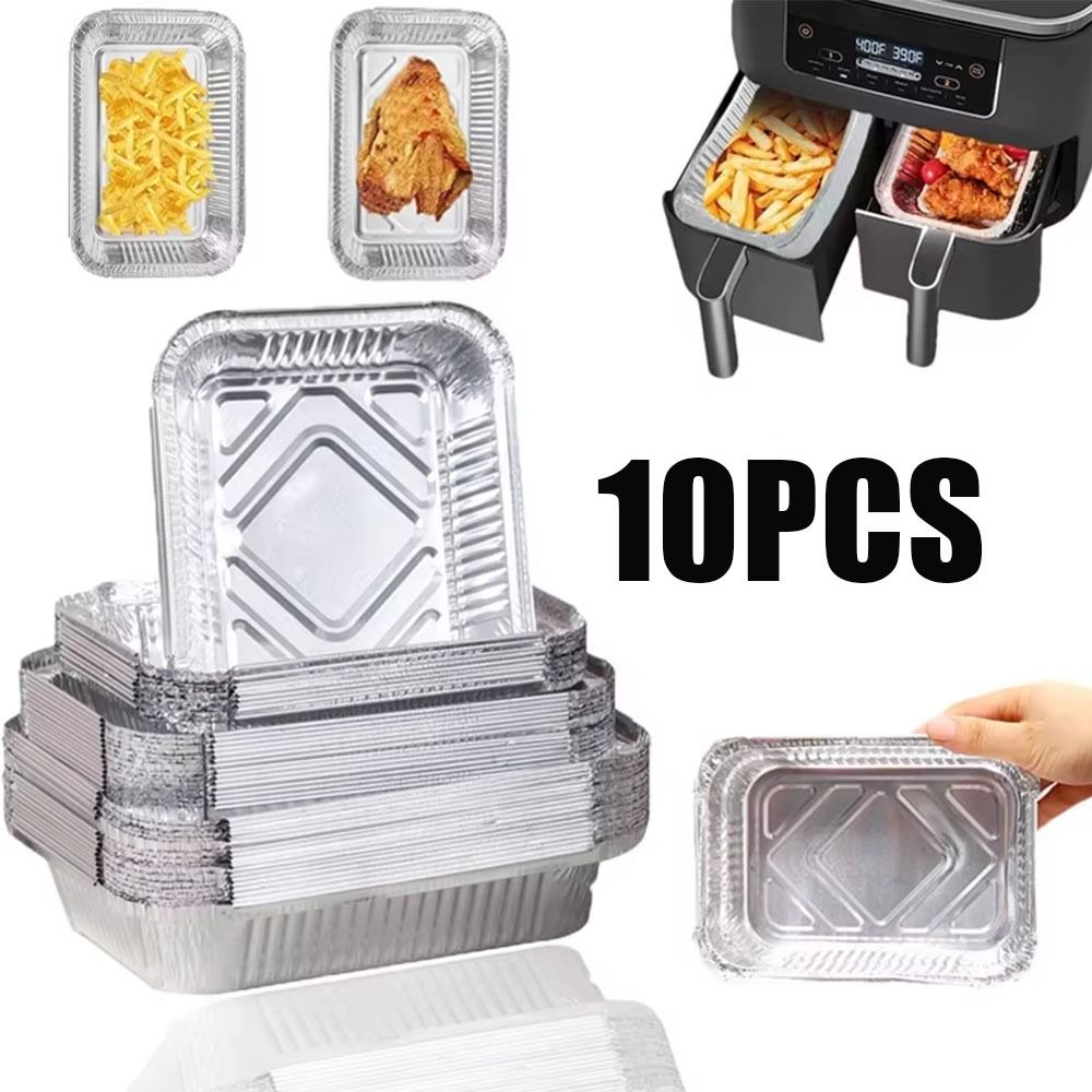 10PCS อลูมิเนียมฟอยล์ทิ้งภาชนะ - Food Storage Aluminum บทวิจารณ์และราคา