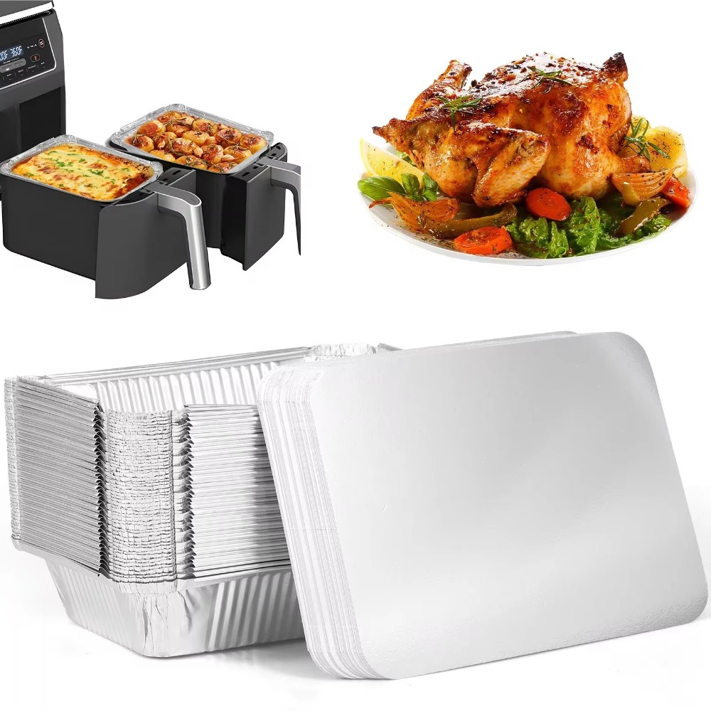 10PCS อลูมิเนียมฟอยล์ทิ้งภาชนะ - Food Storage Aluminum บทวิจารณ์และราคา