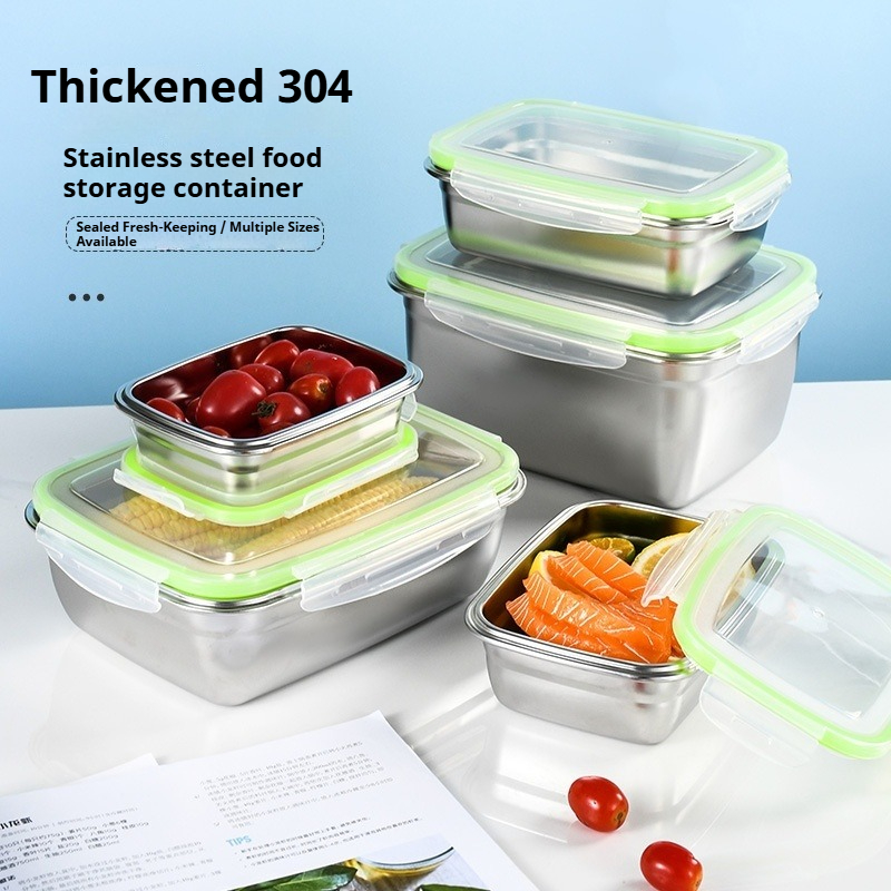 ชุดกล่องอาหารกลางวันสแตนเลส 30 - Food Storage Stackable Containers บทวิจารณ์และราคา