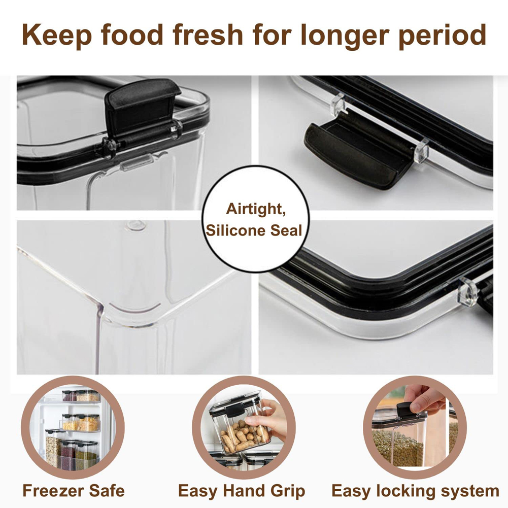 ชุดกล่องเก็บอาหารพลาสติกแบบซ้อ - Food Storage Stackable Containers บทวิจารณ์และราคา